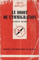 Le droit de l'immigration, Laurent Richer, 1986